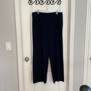 Talbots flat front side zip straight leg pants